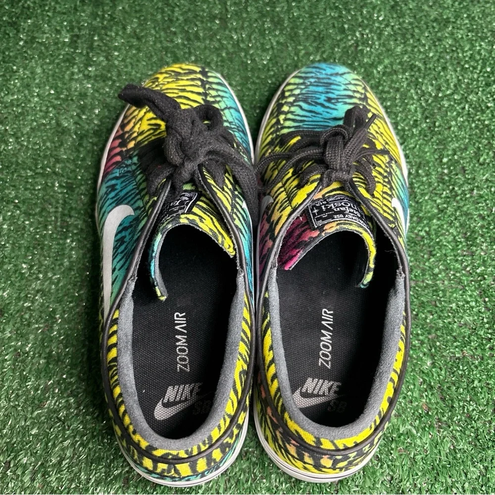 Nike SB Zoom Stefan‎ Janoski Tiger Stripe 69 Rasta 615957-713 Volt Sz 9